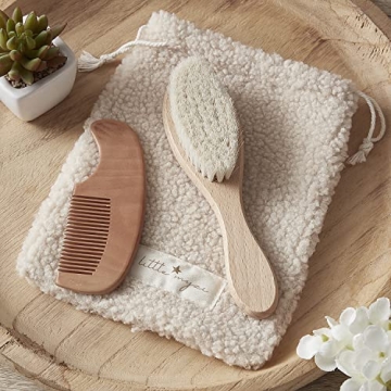 MYZI Baby Brush and Comb Set for Newborns and Infants