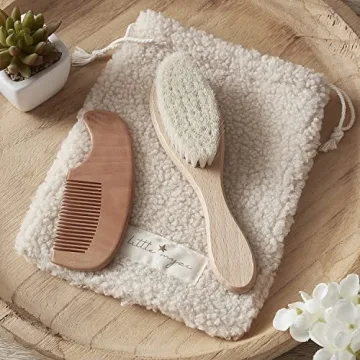 MYZI Baby Brush and Comb Set for Newborns and Infants