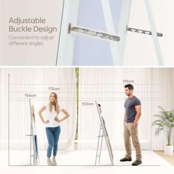 Uliyati Full Length LED Mirror with Adjustable Lighting