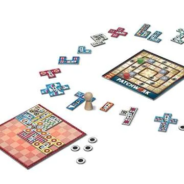 Patchwork Americana Edition: Fun Quilting Board Game for 2 Players