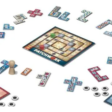 Patchwork Americana Edition: Fun Quilting Board Game for 2 Players