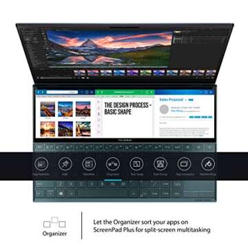 ASUS ZenBook Duo UX481 14" Touchscreen i7 Laptop with Dual-Screen