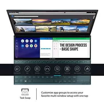 ASUS ZenBook Duo UX481 14" Touchscreen i7 Laptop with Dual-Screen