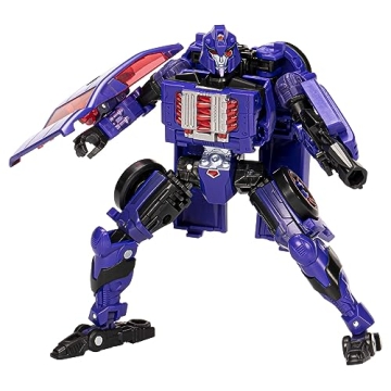 Transformers Toys Legacy Evolution Deluxe Cyberverse Universe Shadow Striker Toy, 5.5-inch, Action F...