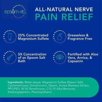 Natural Epsom-It Nerve Pain Relief Formula