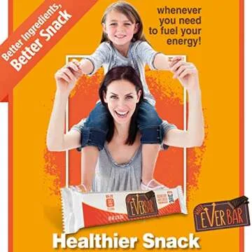 EverBar - Dark'n Crispy Chocolate Bars, 48 Count | Non-GMO, Dark Chocolate Wafer Candy Bar | On the ...