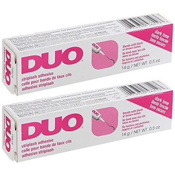 DUO Dark Tone Strip Lash Adhesive 0.5 oz, 2-Pack