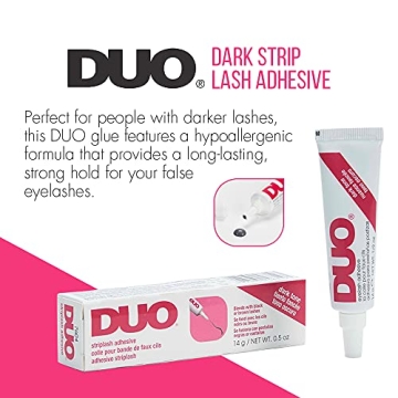 DUO Dark Tone Strip Lash Adhesive 0.5 oz, 2-Pack