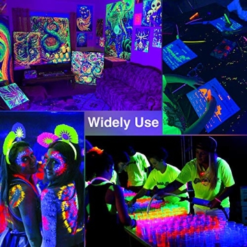 Onforu 2 Pack Black Light Flood Lights for Events