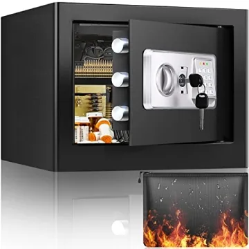 Ultimate Fireproof & Waterproof Home Safe with Digital Keypad & Shelf