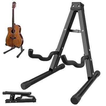 DkOvn A-Frame Guitar Stand - Versatile, Portable, and Sturdy for Musicians