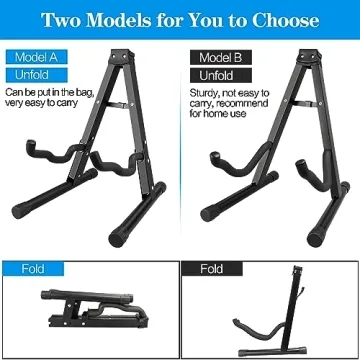 DkOvn A-Frame Folding Guitar Stand for All Instruments