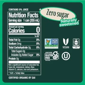 Zevia Organic Zero Sugar Tea Variety Pack - Refreshing Flavors