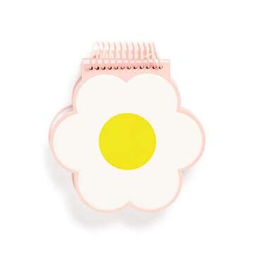 ban.do Super Fun Notebook, 6" x 5.85" with 100 Sheets, daisy