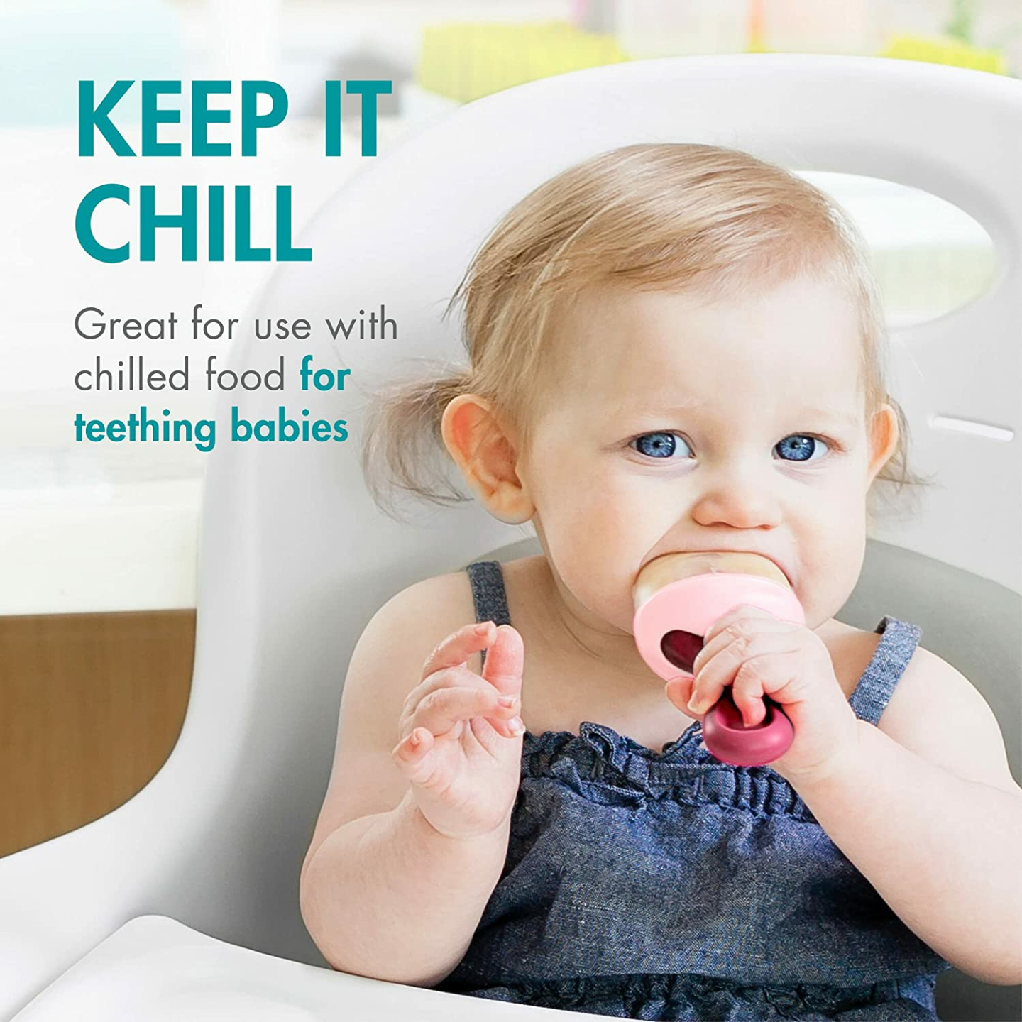 Boon PULP Easy Grip Frozen Food Feeder & Teething Toy