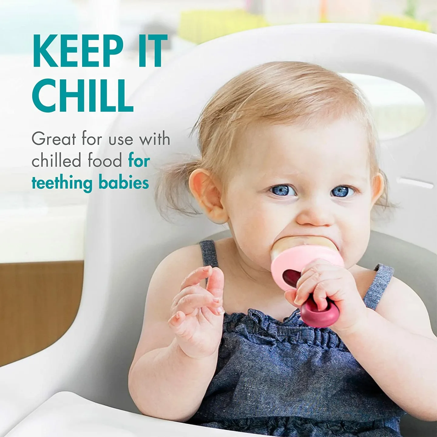 Boon PULP Easy Grip Frozen Food Feeder & Teething Toy