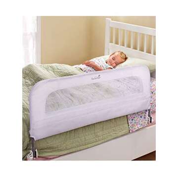 Summer Infant Single Fold Safety Bedrail for Toddlers - Sturdy Design Fits All Beds