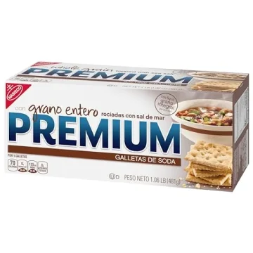 Premium Whole Grain Saltine Crackers, Healthy Snack Option