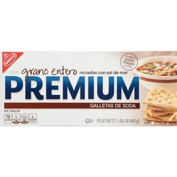 Premium Whole Grain Saltine Crackers, Healthy Snack Option