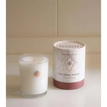 Ethics Supply Co. Joshua Tree National Park - Morning Thunder Candle - Luxury Scented Candle, Cottonwood, Gilded Teak, Sweet Earth, 60-Hour Burn Time, Clean Wax, Phthalate-Free, Cruelty-Free - 11oz
