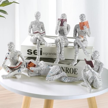 Women Thinker Statue - Modern Home Decor Sculpture