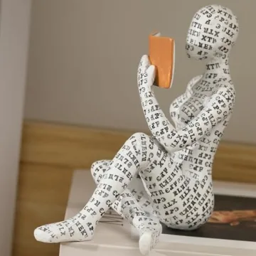 Women Thinker Statue - Modern Home Decor Sculpture