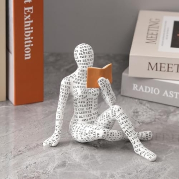 Women Thinker Statue - Modern Home Decor Sculpture
