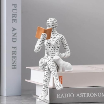 Women Thinker Statue - Modern Home Decor Sculpture