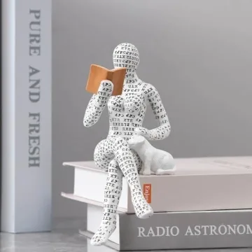 Women Thinker Statue - Modern Home Decor Sculpture