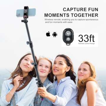 Selfie Stick Tripod Kit LINCO - Bluetooth Compatible & Portable