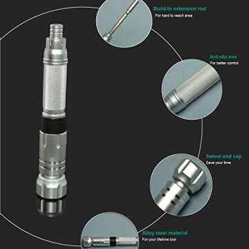 NANCH Small Precision Screwdriver Set for Electronics,22 in 1 Micro Screwdriver Set with 22 S2 Magne...