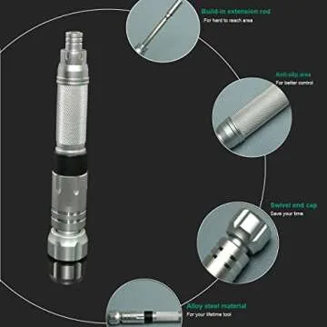 NANCH Small Precision Screwdriver Set for Electronics,22 in 1 Micro Screwdriver Set with 22 S2 Magne...