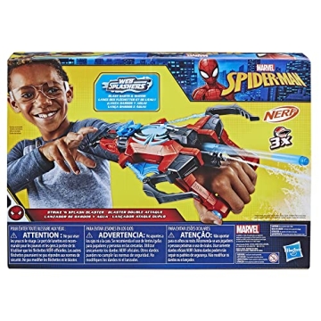 Marvel Spider-Man Nerf Blaster with Water Blast Feature