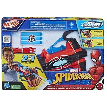 Marvel Spider-Man Nerf Blaster with Water Blast Feature