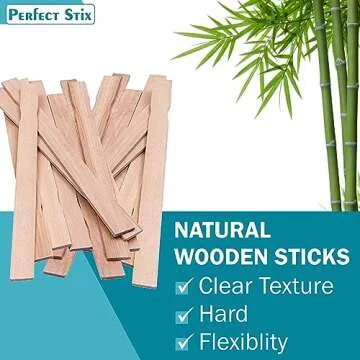 Perfect Stix - 12" Wooden Paint Paddle Stirrer Sticks