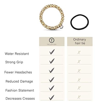 TELETIES Spiral Hair Coils for Strong Grip and Style