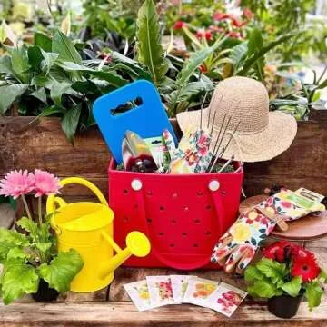 Stylish Rubber Tote Bag Beach Bag - Waterproof & Portable