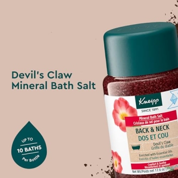 Kneipp Mineral Bath Salt - Soothe Back & Neck Pain - 17.6 oz