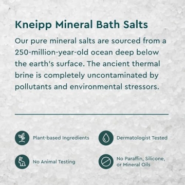Kneipp Mineral Bath Salt - Soothe Back & Neck Pain - 17.6 oz