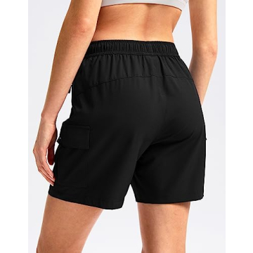 SANTINY Women's 5''/ 7''/9'' Hiking Cargo Shorts Quick Dry Lightweight Summer Shorts for Women Athle...