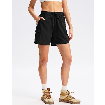 Lightweight Quick-Dry Hiking Cargo Shorts for Women