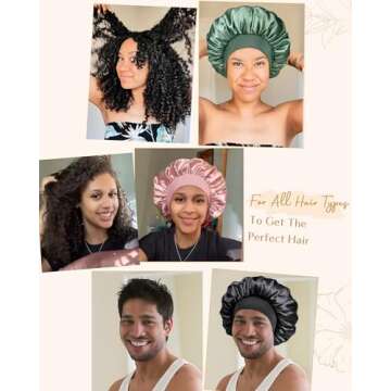 YANIBEST Silk Bonnet for Women – Luxury Hair Protection