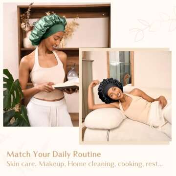 YANIBEST Silk Bonnet for Women – Luxury Hair Protection
