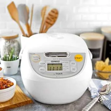 Tiger Synchro-Cooking 5.5-Cup Rice Cooker & Warmer