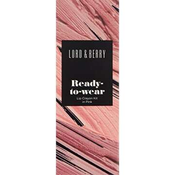 Lord&Berry Ready-to-wear Crayon Lipstick 3 Piece Pink Set