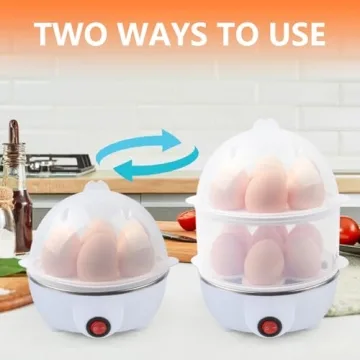 VIGIND Electric Egg Cooker Boiler for 14 Eggs - Versatile Steamer