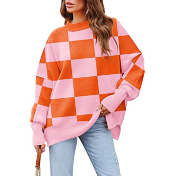 HAPCOPE Oversized Batwing Sleeve Sweater - Chic Cotton Comfort