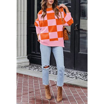 HAPCOPE Oversized Batwing Sleeve Sweater - Chic Cotton Comfort