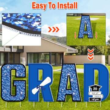 Multiwins Graduation Yard Signs for Class of 2025