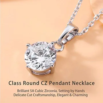 Elegant 18K White Gold Plated Necklace for Women